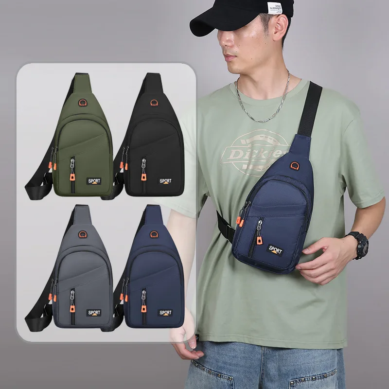 New Men Shoulder Bags Chest Bag Multifuncional Crossbody Bags Travel Sling Bag