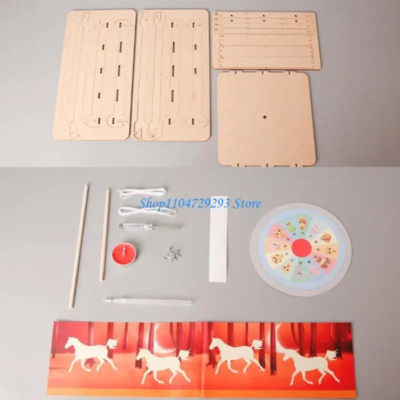 Y2GD Children DIY Wooden Science Experiment for Physics Education Hands On Learning