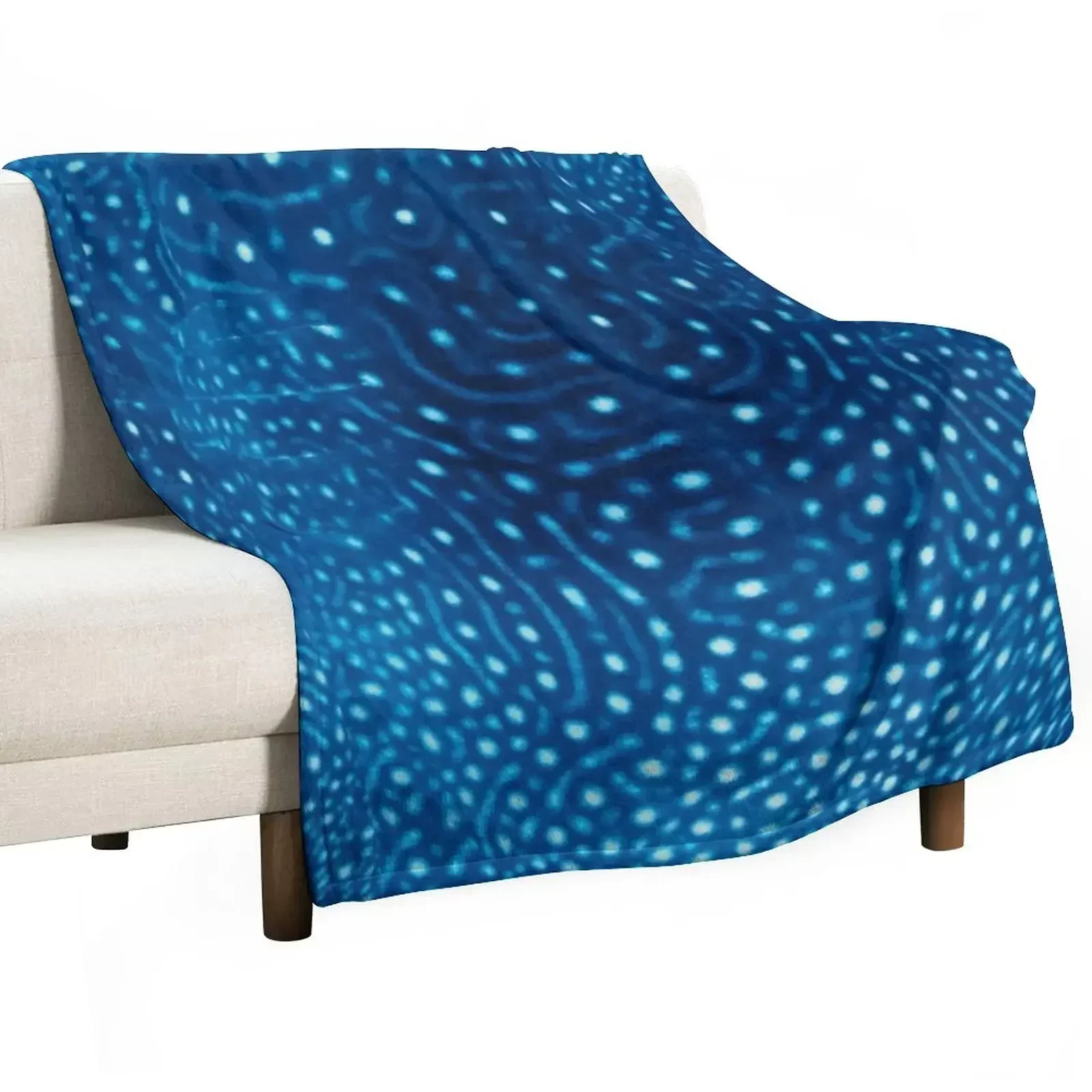 Whale Shark Pattern Throw Blanket Comforter for sofa Retros wednesday Bed covers Kid'S Blankets