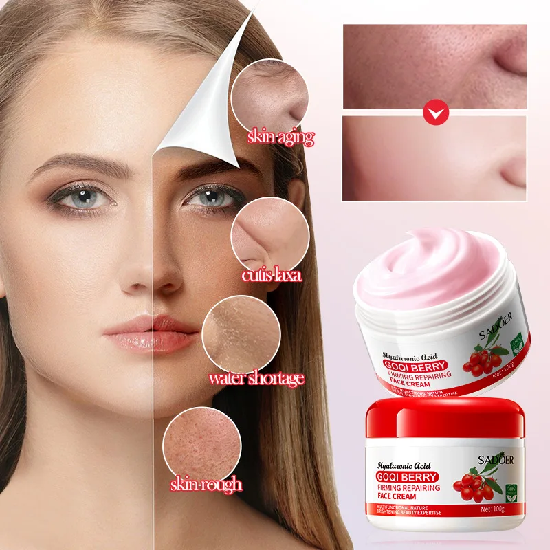 WolfBerryes Face Creams Goji Essence Moisturizing Goqi Berry Skincare Chinese Matrimony Vine Skin Care Cosmetic 100g