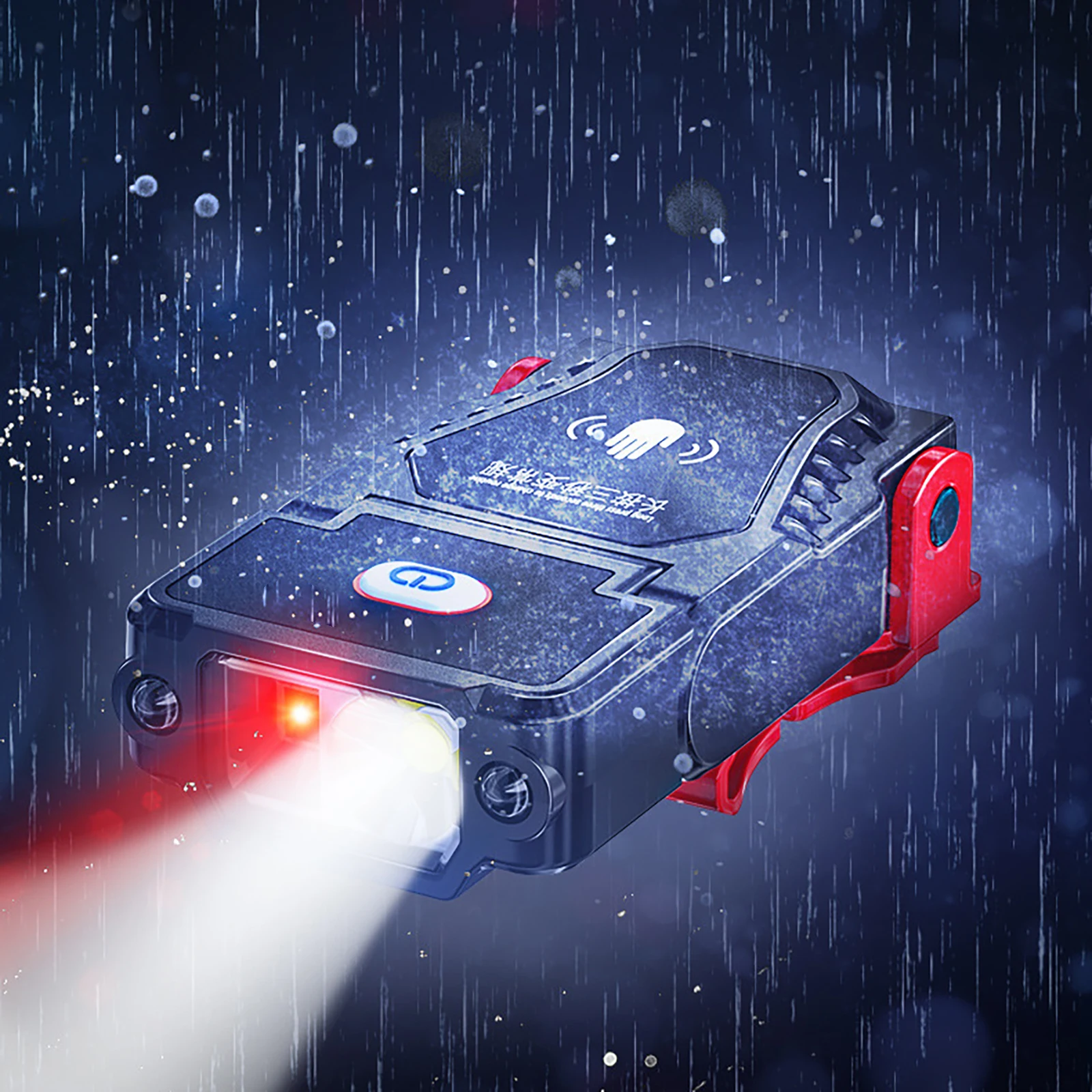 Mini LED Sensor Headlamp Hat Clip On Cap Light Headlight USB Rechargeable Adjustable Angle Camping Head Lamp Work Light