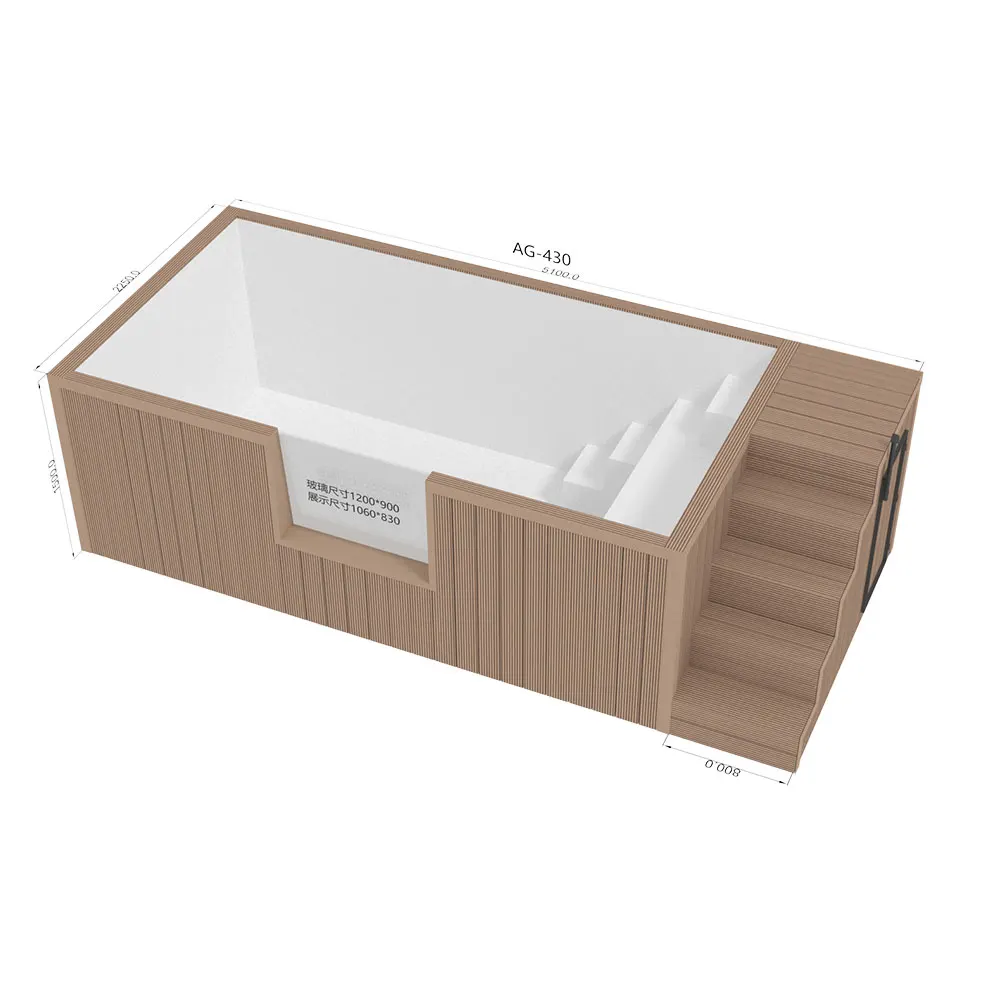 Vorgefertigter Modularer Container-Swimmingpool für Garten, Familie, Hotel, Resort, Outdoor Aufstellpool zum Verkauf