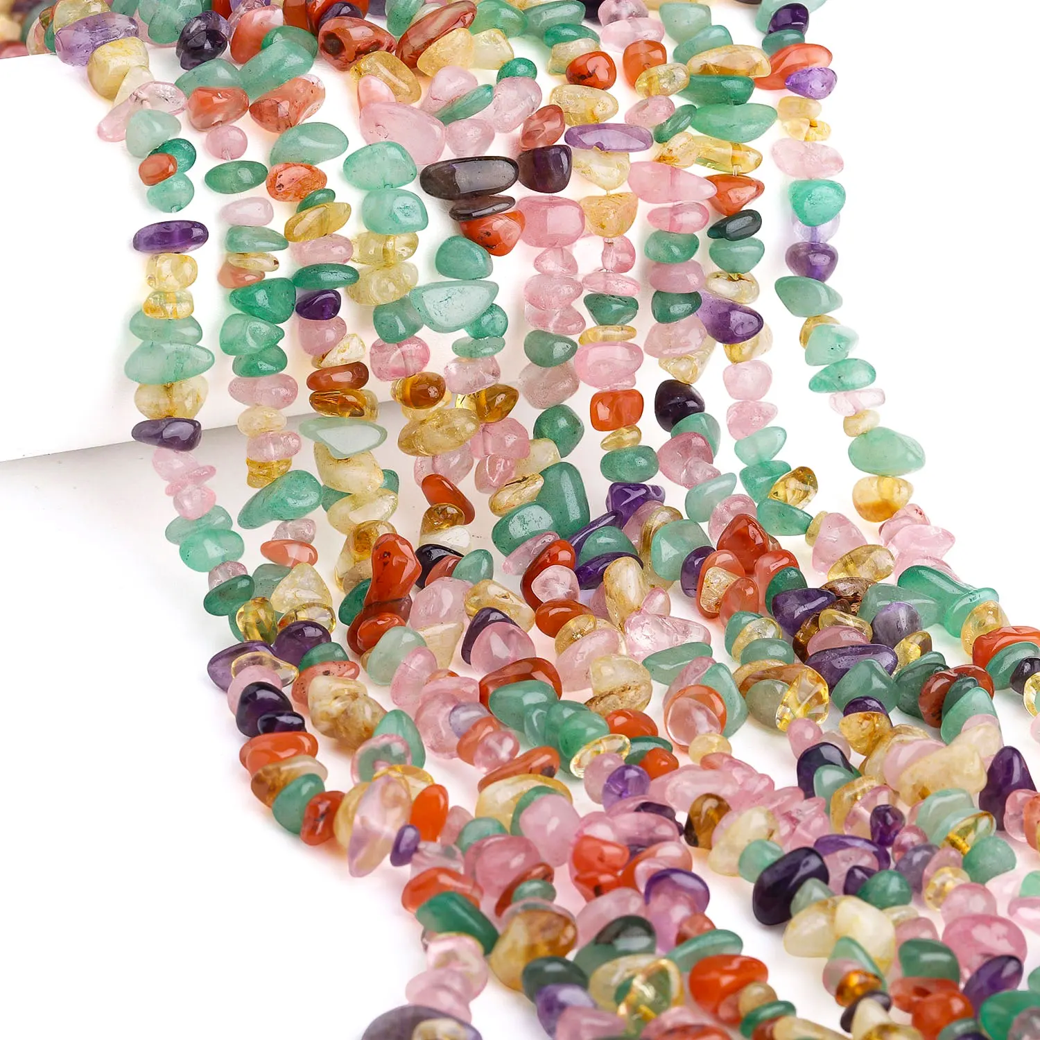 Natural Chips Stone Beads 5-8mm Irregular Gravel Crystal Quartz Bead For Jewelry Making DIY Bracelet Necklace Accessories 30inch