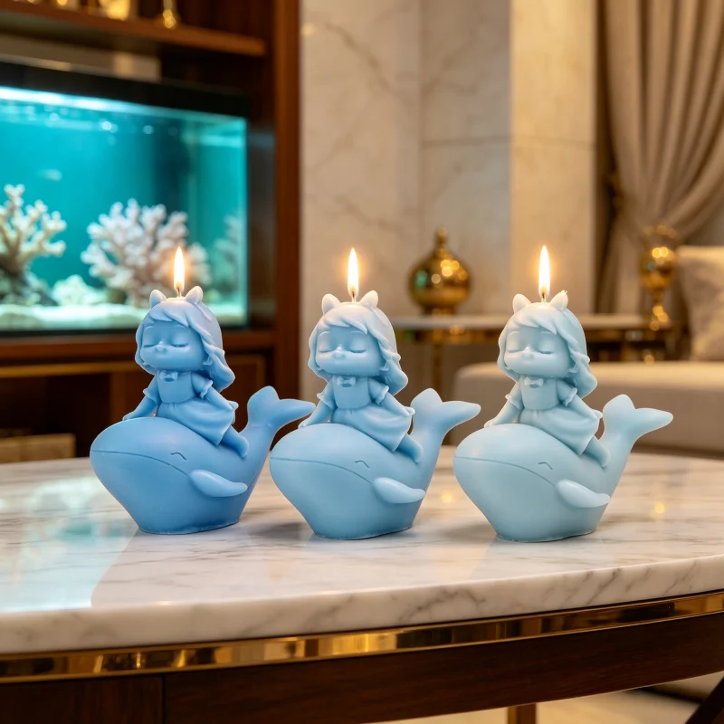Whale And Dolphin Candle Mold  - Resin Ocean Wave Mold review and price