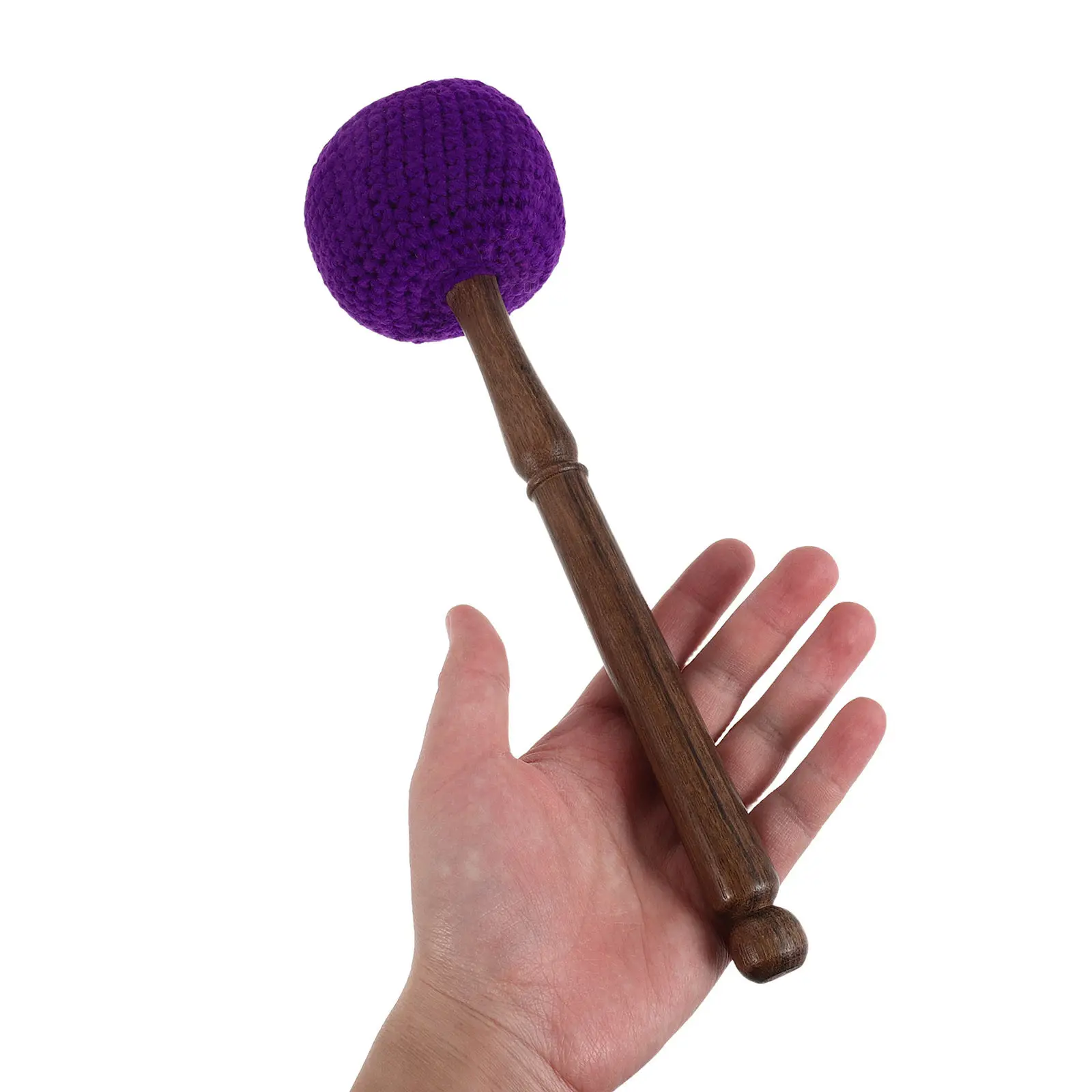 Wool Felt Head Tibetan Singing Bowl Mallet Drum Stick Wooden Handle for Yoga Meditation Sound Bowl Accessory Relaxation Chakra
