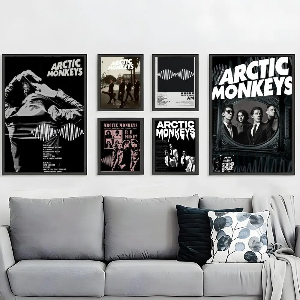 Band Singer A-Arctic M-Monkeys Poster HD Waterproof Self-Adhesive Wall Art – Multi-Scene Use, Top Gift Pick