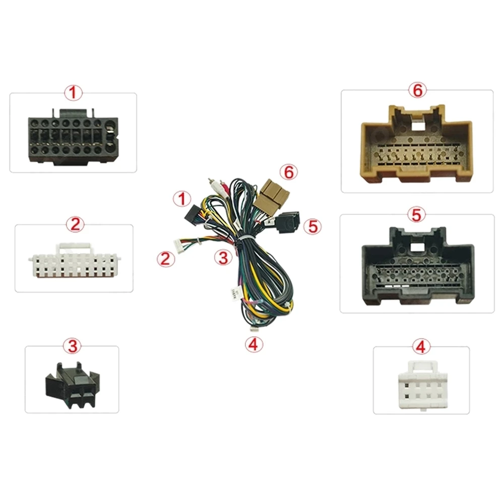 

Durable-Car 16PIN Android Audio Power Harness With Canbus Box For Onix Buick Verano 2016-2020 Car Accessories
