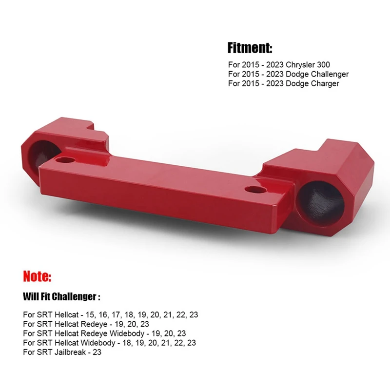 Super Sale Billet Rear Differential Brace Bracket Set for Chrysler 300 SRT Hellcat Scat Redeye 2015-2023
