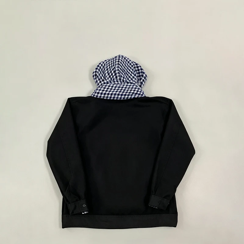 Oversized Keffiyeh Tassel Hood Full Zip Sweatshirt Y2K Gothic Streetwear Zip up Hoodie Leopard US Flag Portrait Graphic Men Wome