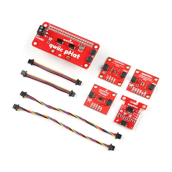 KIT-21285 Raspberry Pi Hats / Add-on Boards SparkFun Qwiic Starter Kit for Raspberry Pi V2