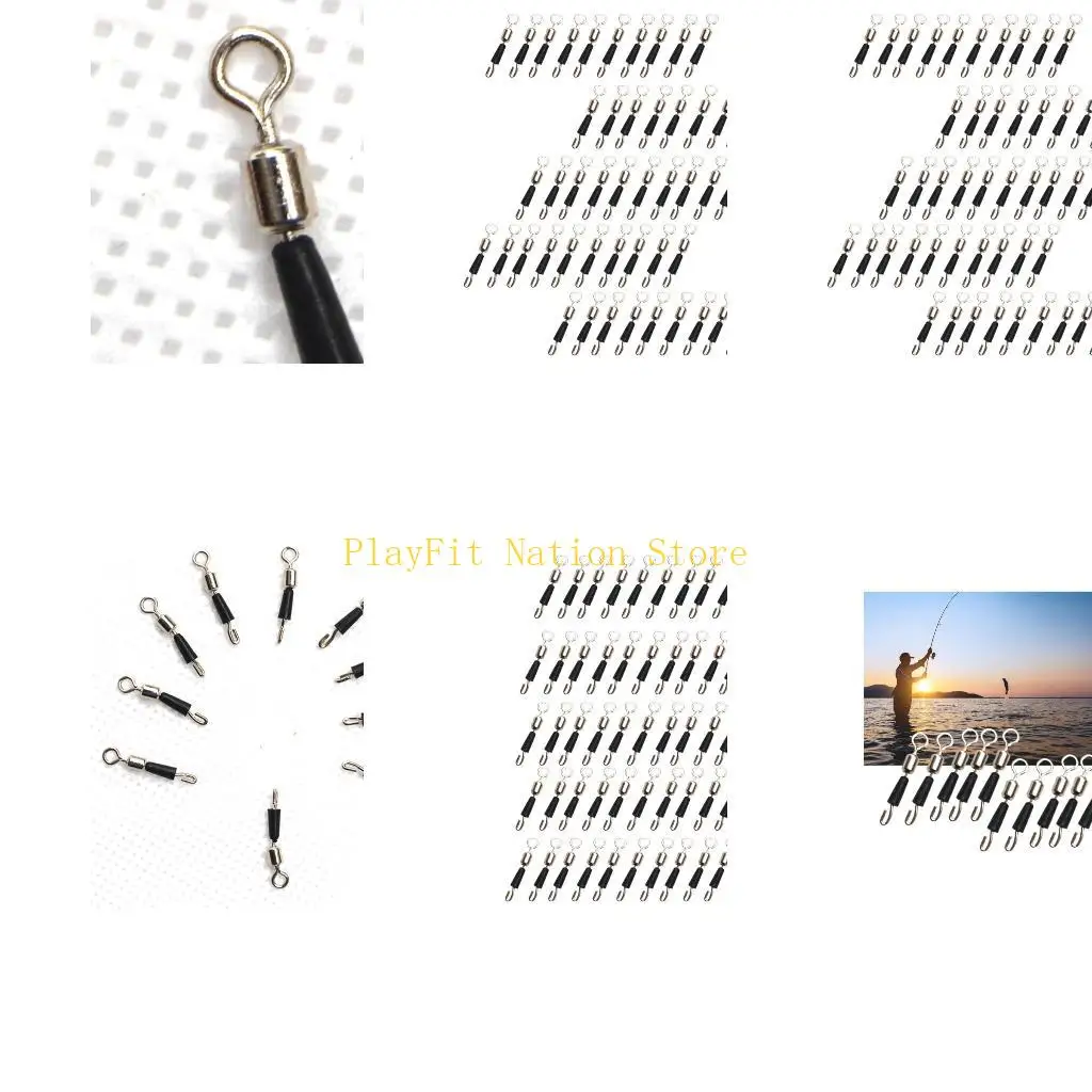 

242F Набор рыболовных вертлюгов, сверхмощные вертлюжки с шарикоподшипниками для рыбалки в соленой воде