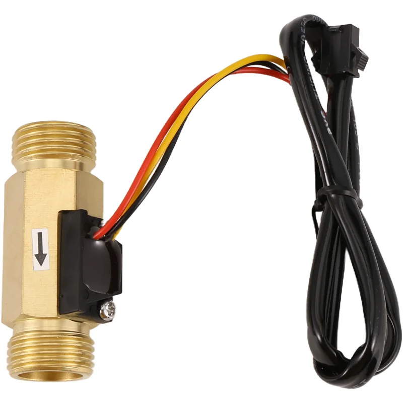 ABGE-1/2PT Water Flow Sensor Switch Control Meter Flowmeter 1.5-30L/Min
