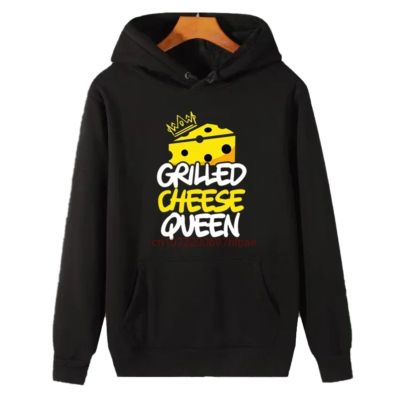 Grilled Cheese Queen Graphic Hooded Sweatshirts New In Hoodies & Sweatshirts Suitable For All Ages Winter Thick Sweater Hoodie