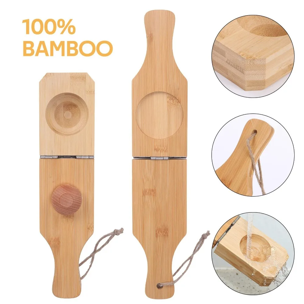 

Hot 2 in 1 Banana Crusher Easy Storage Portable Banana Smasher Wooden Banana Cake Making Tool Home Use