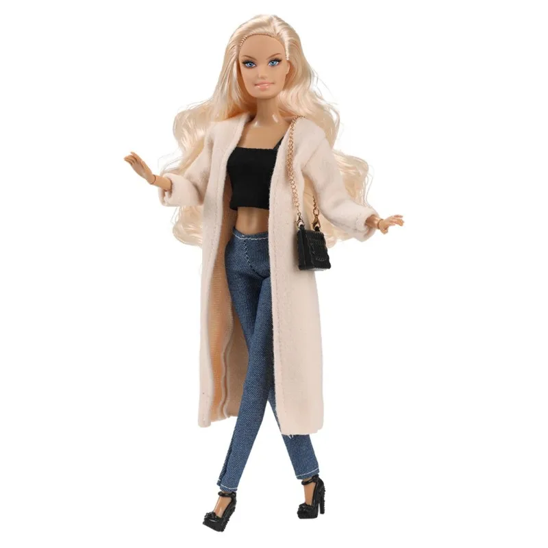 30cm Supermodel Doll Gold Hair Original 1/6 Joints Movable Makeup Doll With Clothes England Style Dress Up Girl Play House Toys