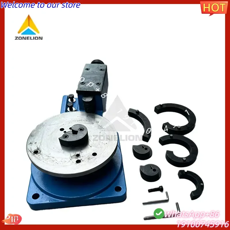 CE Certificate Manual Decorative Iron Bending Machine Flat Steel Flower Scroll Twist Angle Bending Equipment Cold Forming