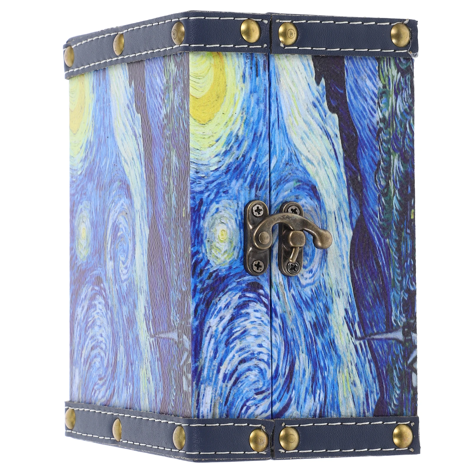 

Night Storage Box Wooden Collection Retro Jewelry Display Case Large Capacity Bangle Bracelet Travel Gifts Home