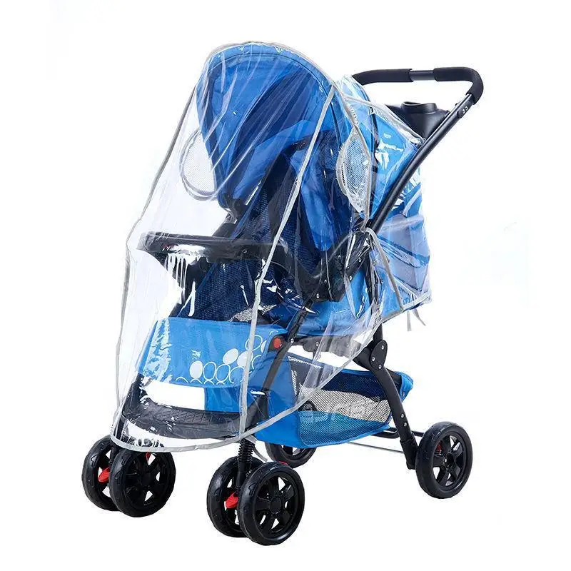 

Trolley Baby Universal Baby Carriage Rain Cover Stroller Windshield Cozy Children's Car Clothing Poncho Cover for Delivery