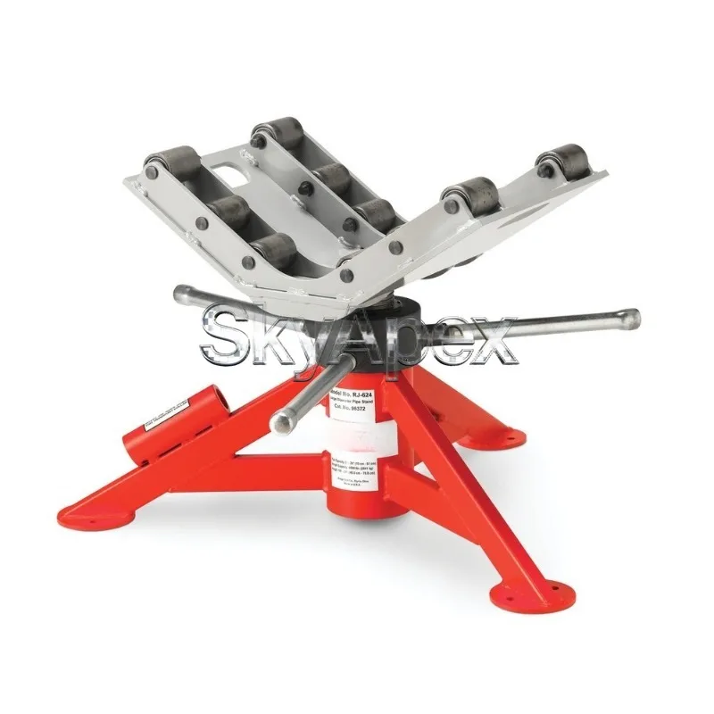 Large Diameter Pipe Support Stand Adjustable Height 41-79cm Pipe Rack Load Capacity 2041kg For Pipeline Construction Welding