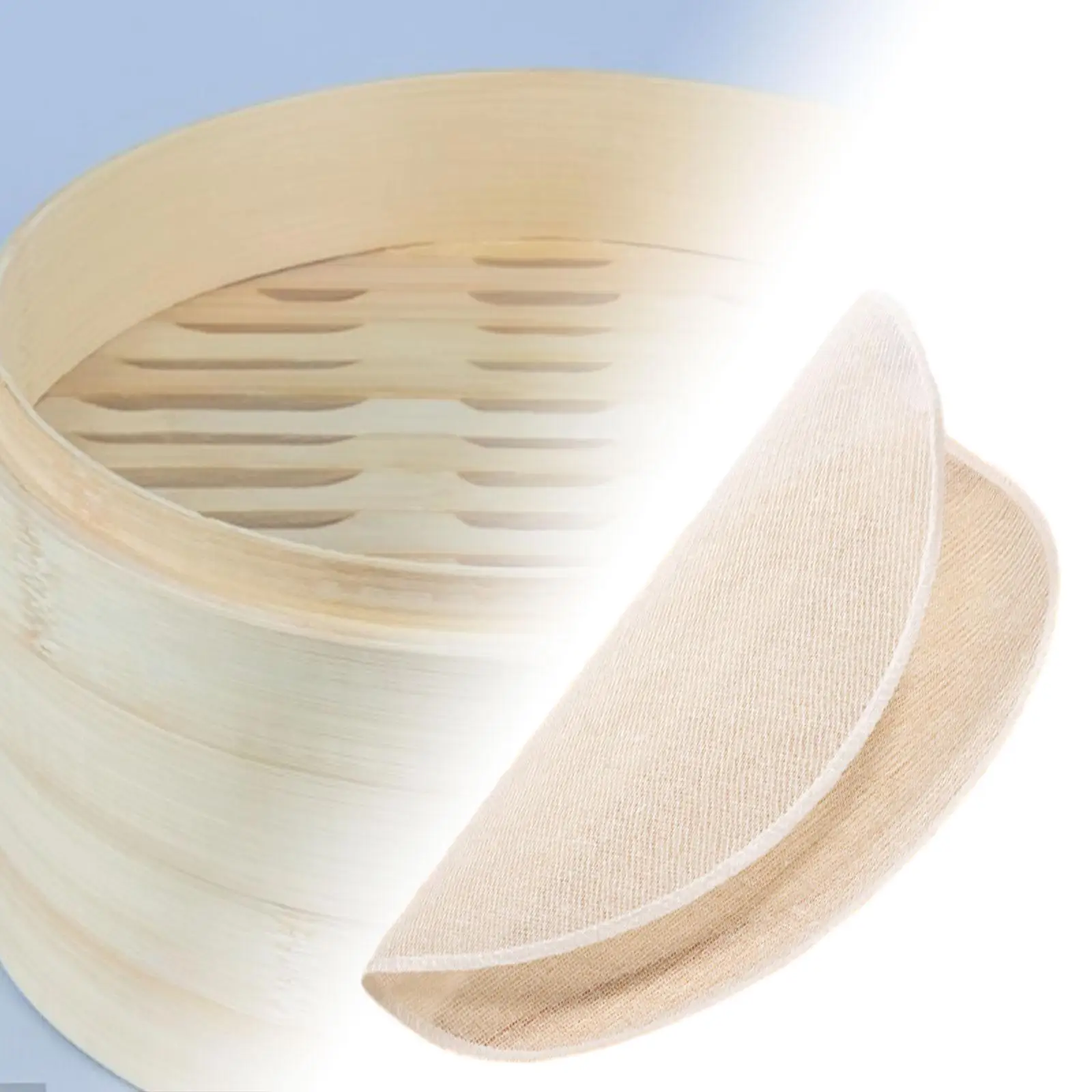 5x Steamer Cloth Reusable Breathable Non Stick Pan Steamer Pot Accessories Portable Steamer Mesh Mat for Restaurant Steamer Food