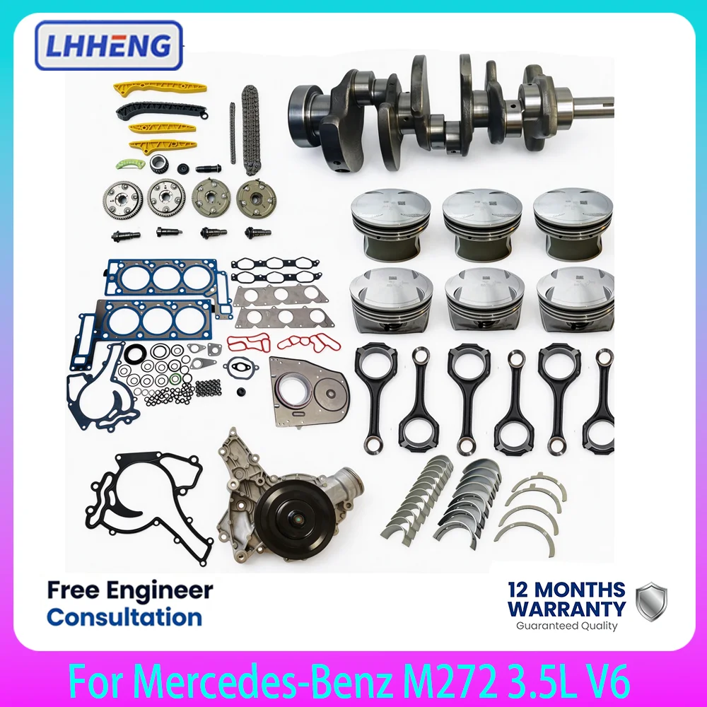 STD Engine Rebuild Kit For Mercedes-Benz M272 3.5L E350 C350 GLK350 ML350 S350 R350 CLK350 CLS350 SLK350 2004-2015 A2720308917