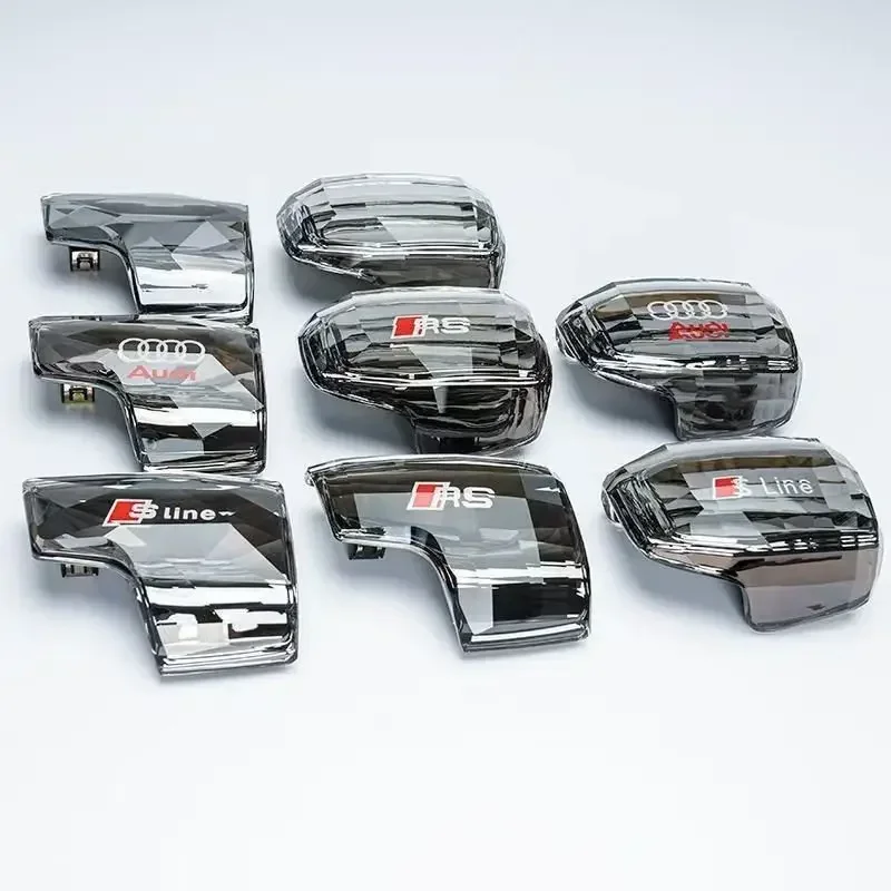 2025 حار سيارة كريستال والعتاد التحول المقبض رافعة تعديل التلقائي كريستال والعتاد مقبض لأودي A6 C8 A6L RS7 A7 Q8 S8 SQ8 Q7 RS6 #5