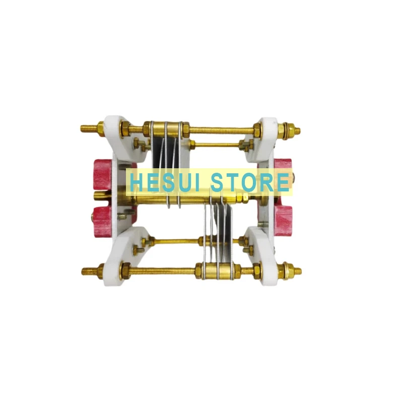 High frequency variable capacitor for medical instruments, dual adjustable capacitor CB-2-30P40P60P70P voltage resistance