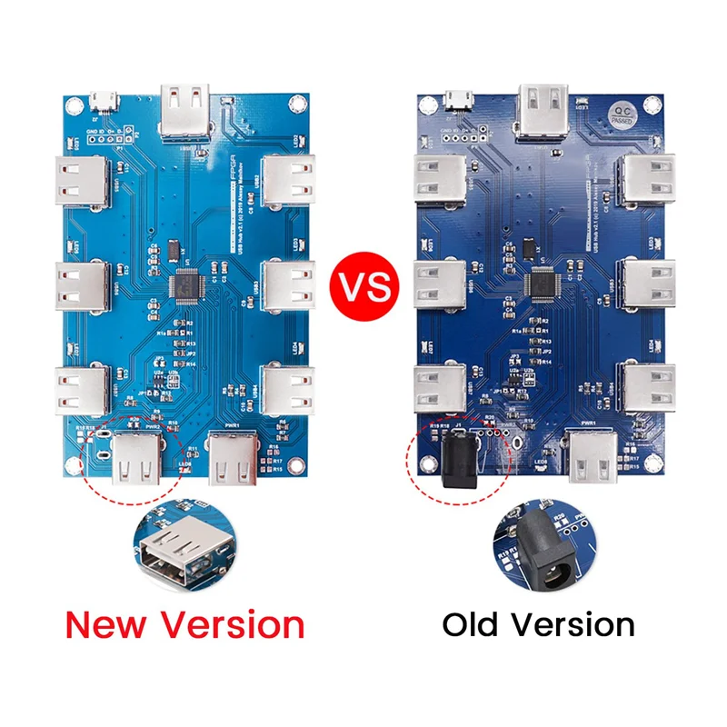 

For Mister USB Hub V2.1 Board 9 USB Ports Terasic DE10-Nano Mister