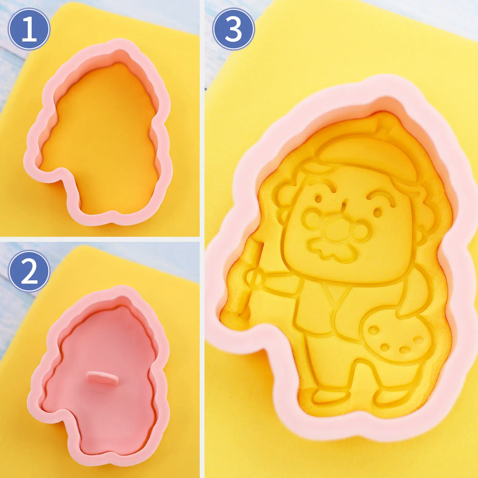 8Pcs Cute Career Ideal Cookie Cutters Teacher,Nurse,Astronaut,Painter Shape Cookie Embossing Molds Cartoon Fun Biscuit Moulds