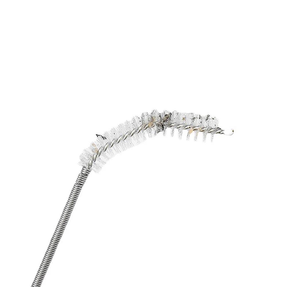 Desbloqueador de tuberías de drenaje para refrigerador, limpiador de tuberías de salida, cepillo Flexible, cepillo de limpieza de orificios de tubo largo, eliminación de suciedad y desechos