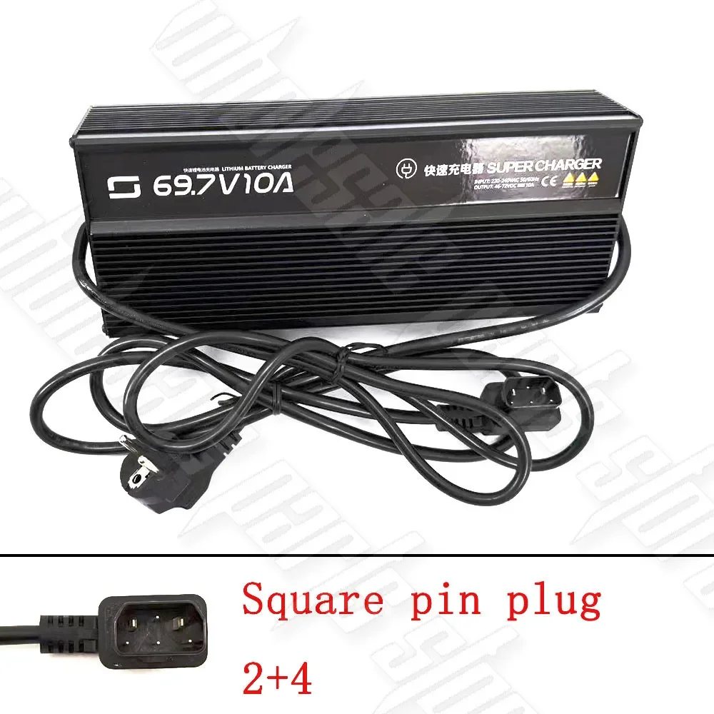 For Super SOCO TC TS TSX 69.7v10A Special Original Charger lithium Battery Connector Charger Socket Cable