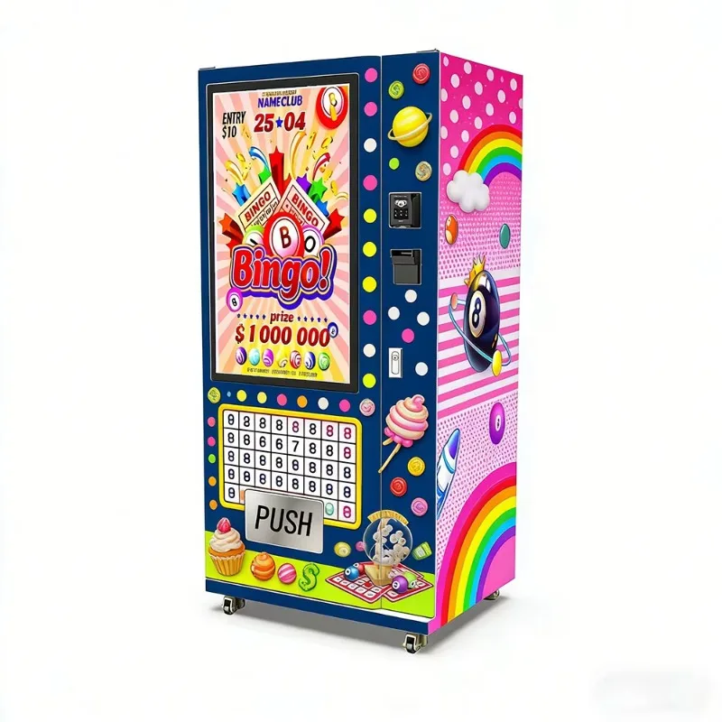 Lottery Cards Vending Machine with Card Payment Raffle Ticket Dispenser Self-service Store Retail  Customized FL Wholesale