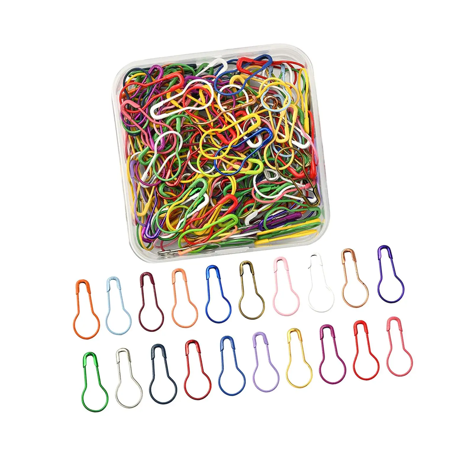 200x berbagai macam Bulb Stitch spidol rajut bordir kotak penyimpanan Quilting