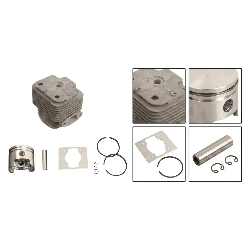 For Premium 48mm 1E48F Cylinder For Piston for kit with Gasket for 2-Stroke Engines Compatible with Chinese 1E48F 48F 63CC