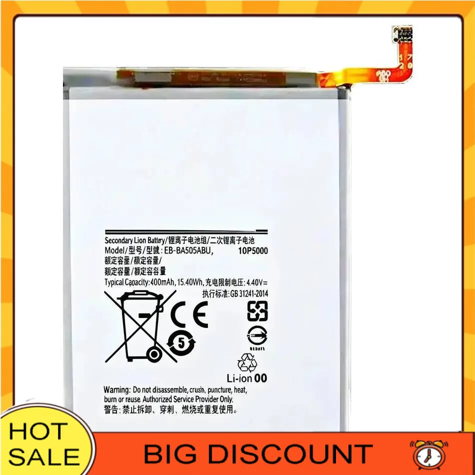

Mobile Phone Battery EB-BA505ABU 4000Mah For Samsung Galaxy A50 A30s A30 A505F SM-A505F A505FN DS GN A505W
