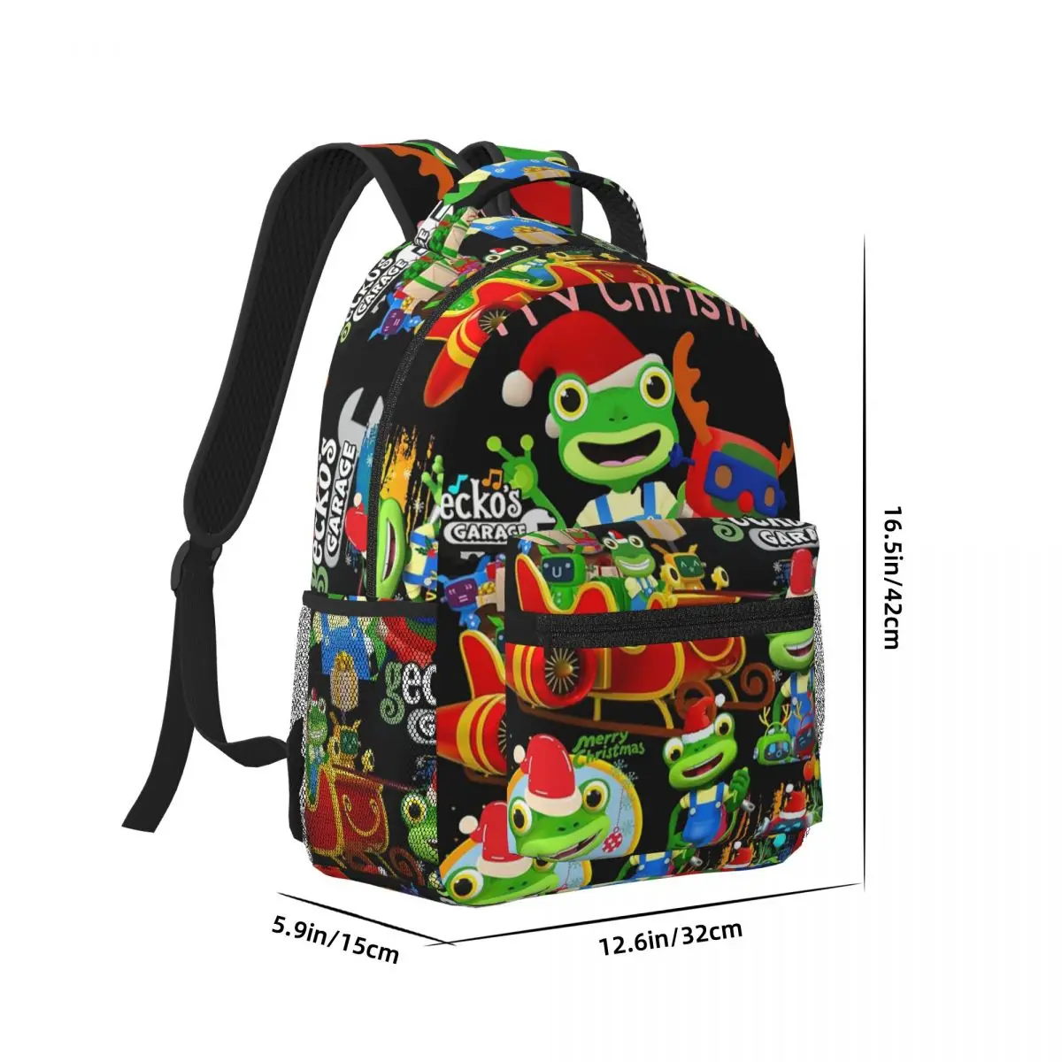 Geckos Garage Woman Backpacks Boys Girls Bookbag Waterproof Children School Bags Portability Travel Rucksack Shoulder Bag