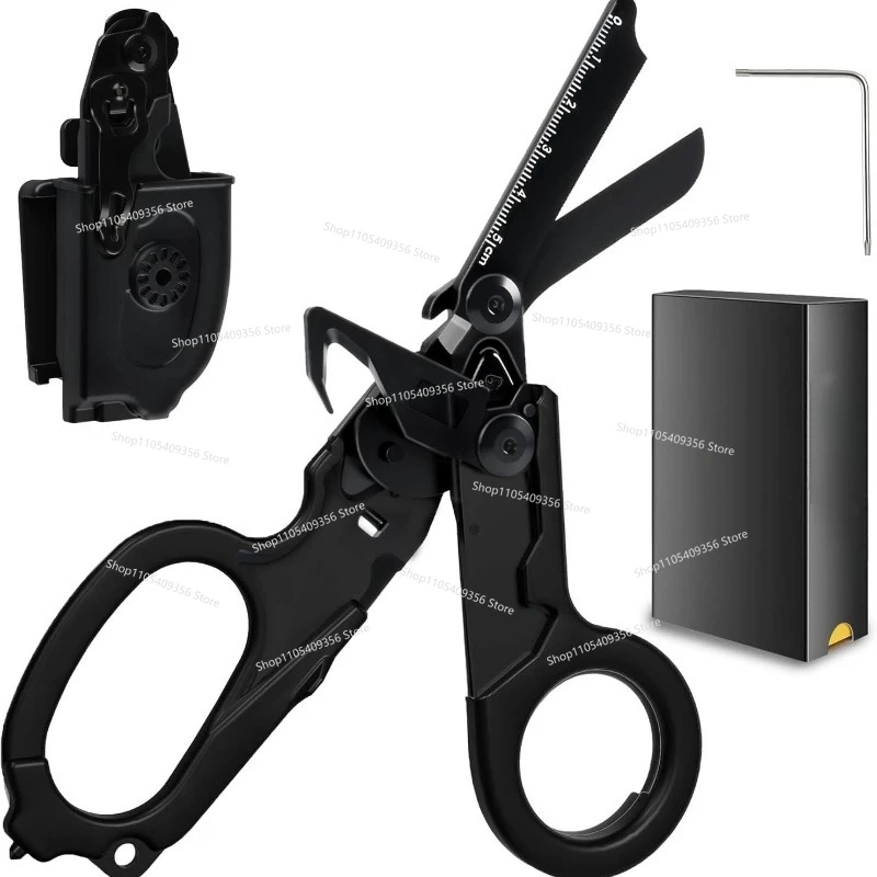 For Folding Scissors Tactical Medical Scissors Outdoor Multifunctional First Aid Gift Box
