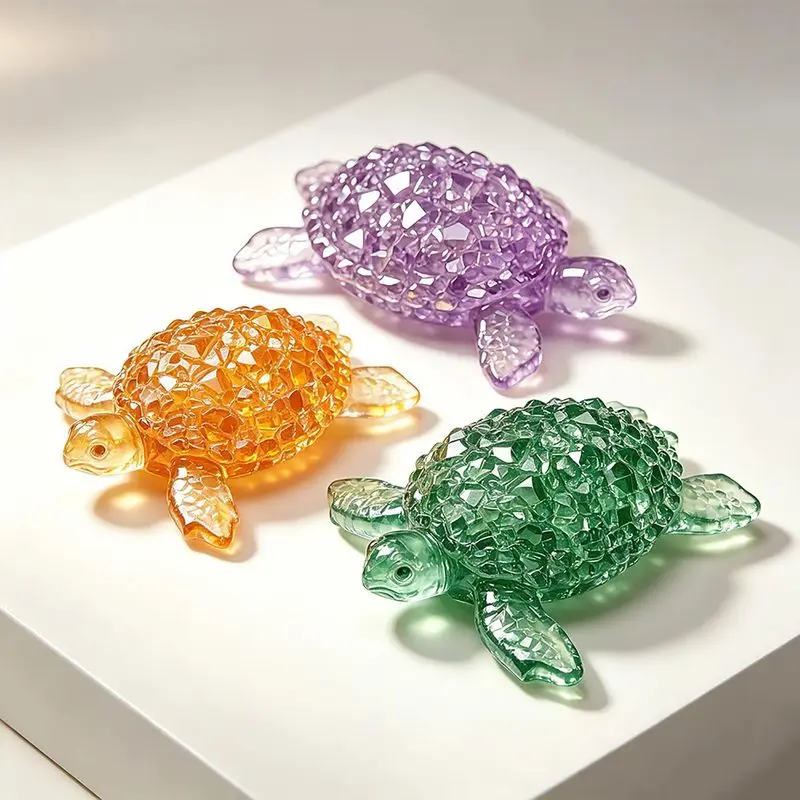 1Pieces3DSea Turtle Resin Mold，Suitable for epoxy resin casting，Unique Marine Animal 3D Crystal Cluster Mold，SuitableDIYTable de