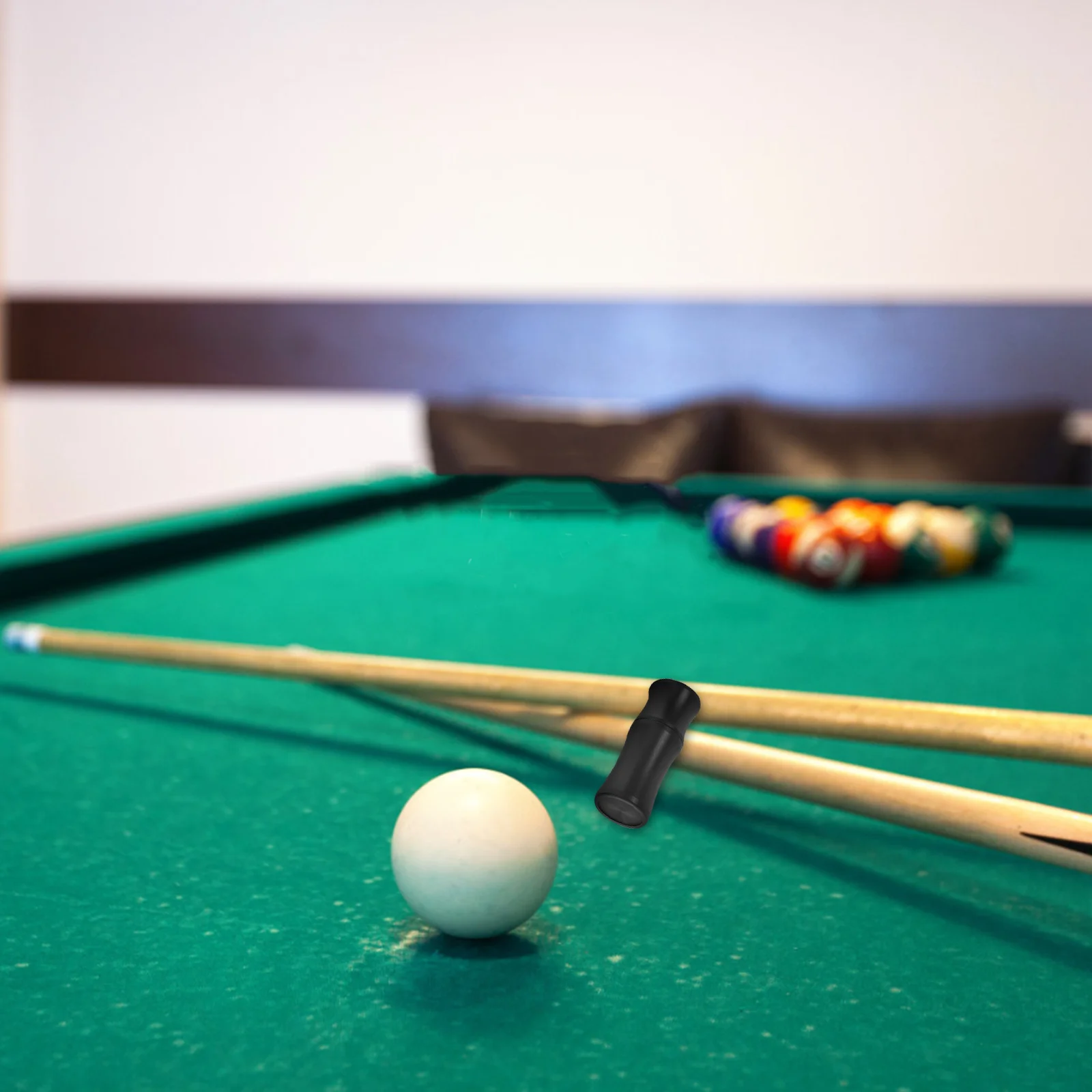 

Plastic Cue Joint Protectors Black Quick 8 Teeth Joint Caps for Pool Billiard Cue Stick Accessories Shaft Head Protector