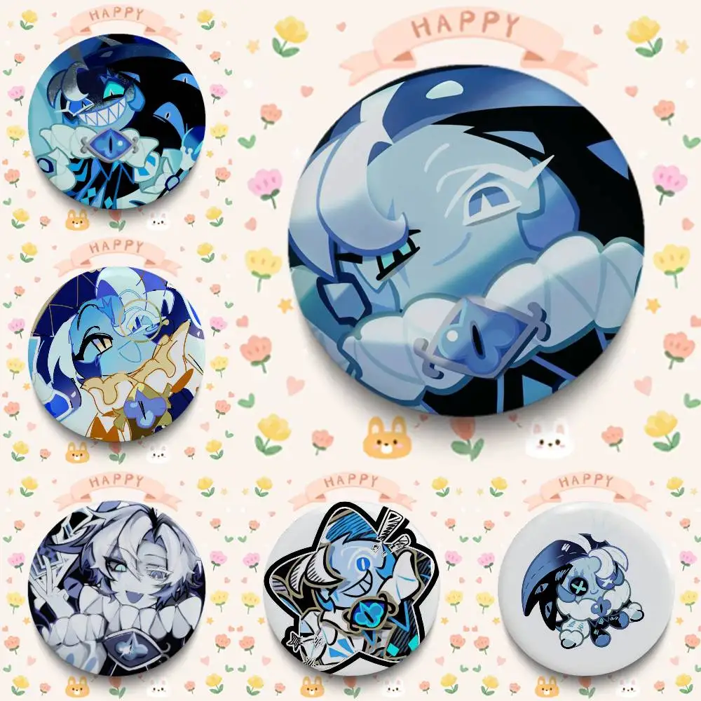 S-Shadow Milk C-Cookie Badges 25 32 44 58 75 Mm Round Cosplay Pin Bag Decor Fans Collect Friends Gifts Brooch Souvenir