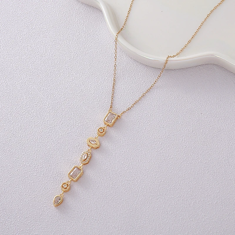 7 الشاكرات قلادة هيبوالرجينيك اليوغا الريكي بوهو الفولاذ المقاوم للصدأ الملونة كريستال الزركون ضوء الفاخرة قلادة الترقوة سلسلة