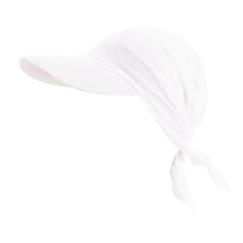 جديد للجنسين القطن قبعة للوقاية من الشمس باندانا مع حافة وشاح مربع الحجاب عمامة قبعات البيسبول في الهواء الطلق قبعات الصيف للشاطئ