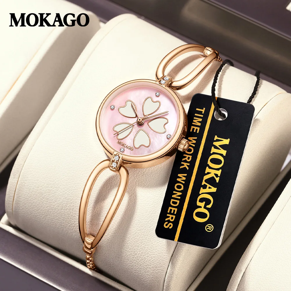 여성 패션 진주 시계 형광 다이얼 합금 스트랩 2025 럭셔리 숙녀 석영 손목 시계 품질 여성 다이아몬드 시계