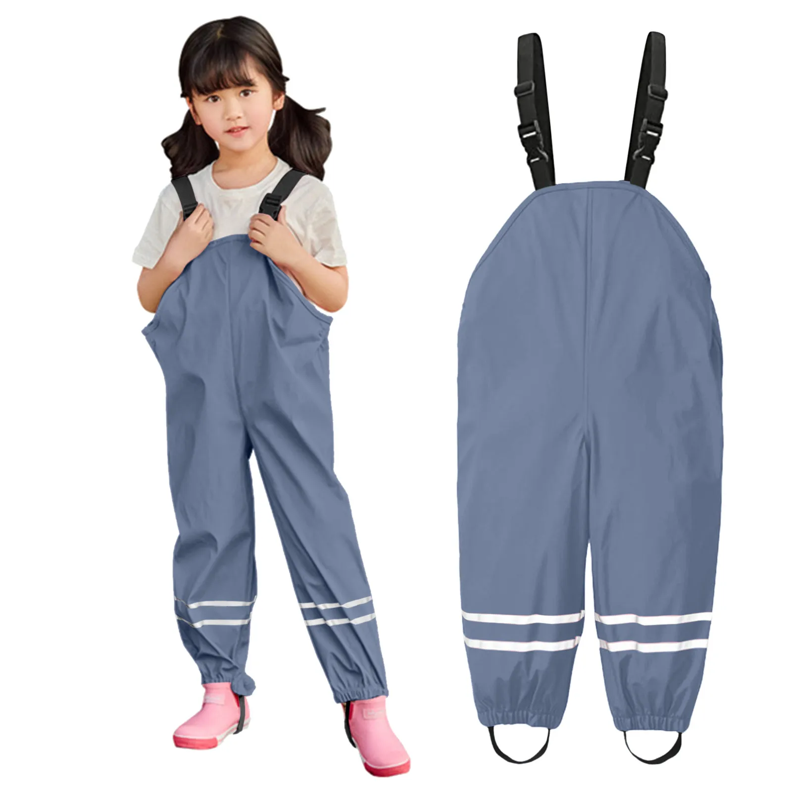 

Waterproof Boys Pants Toddler Kids Boys Girls Rain Dungarees Windproof Mud Jumpsuit Spring Clothes 2021 Одежда Для Девочек