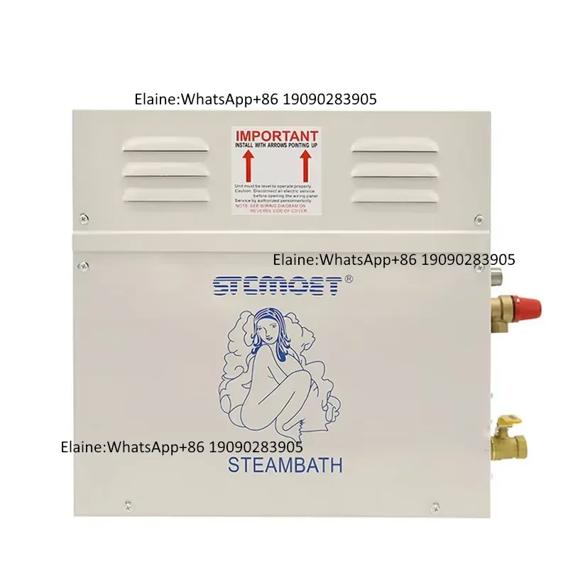 Modern Design 9KW High Pressure Steam Sauna Machine Generator Electric Heating Economical and Efficient