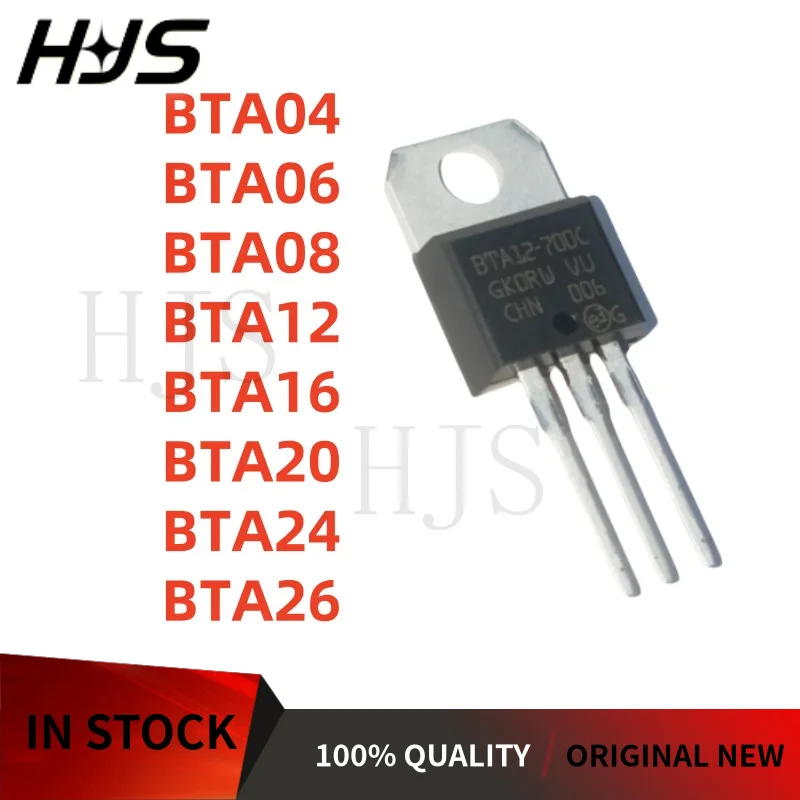 10 개/몫 BTA04 BTA06 BTA08 BTA12 BTA16 BTA20 BTA24 BTA26 600B 700B 800B 600C 700C 800C 600CW 800CW 600BW 800BW TO-220
