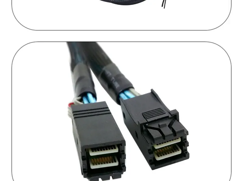 Internal SFF-8643 SAS Cable, 0.8-Meter Mini SAS SFF-8643 to 8643 Cable