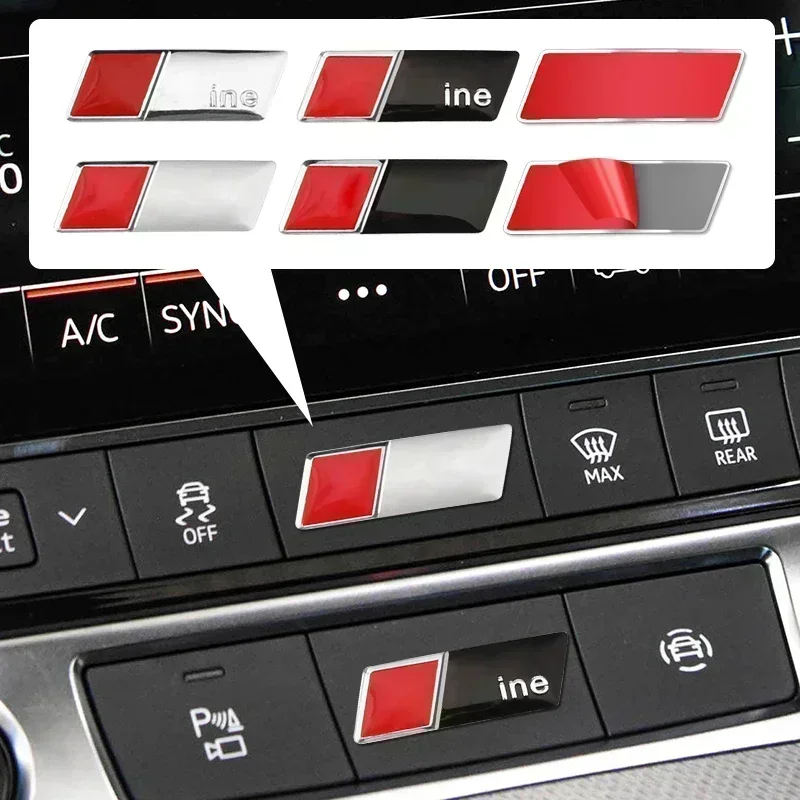 

10pcs 3D Logo Car Sticker SPORT Emblem Badge Door Decal For Audi Sline TT 8J A1 A3 S3 8V A4 B8 A5 8K 8T A6 S6 C7 C8 S5 RS4 Q5 Q7