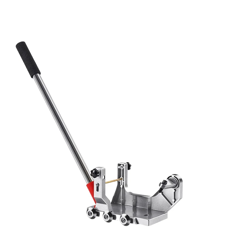 Beautifying Angle Grinder Bracket Six-wheel Assisted Drive Floor Slotting and Seam Cleaning Tool