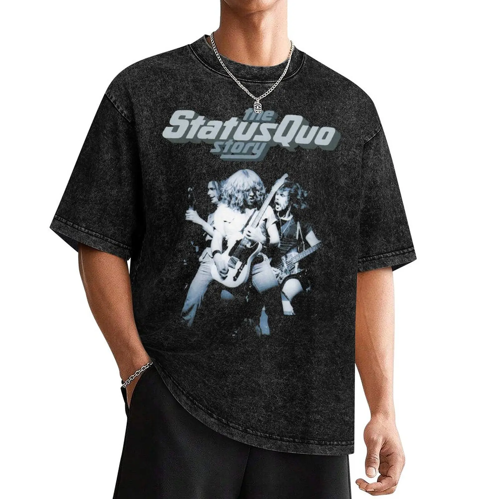 

Status Quo T-Shirt summer clothes anime stuff oversized t shirt men